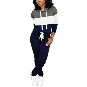 Women's Colorblock Jogger Set